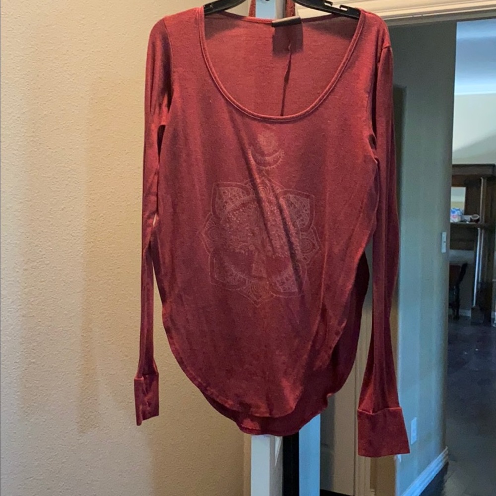 Earth bound crop long sleeve